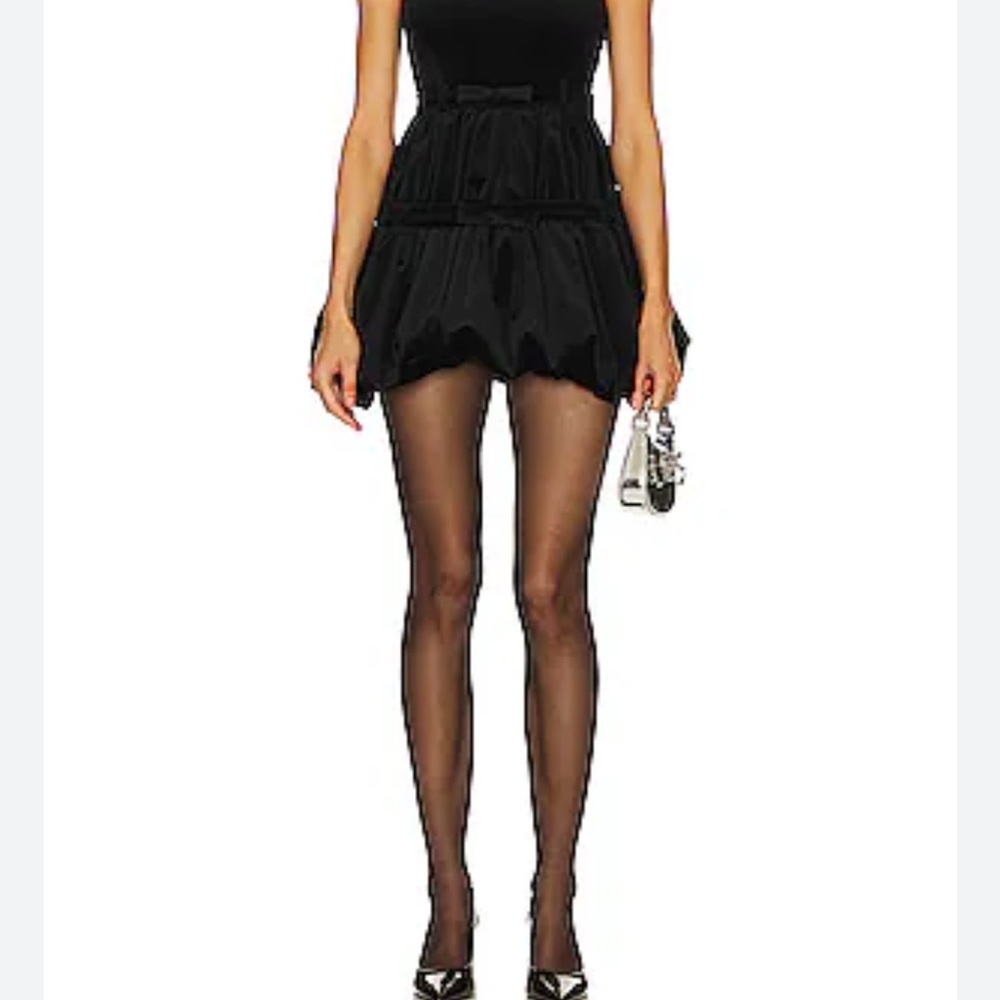 Chic Black Mini Dress - Picture 2 of 3